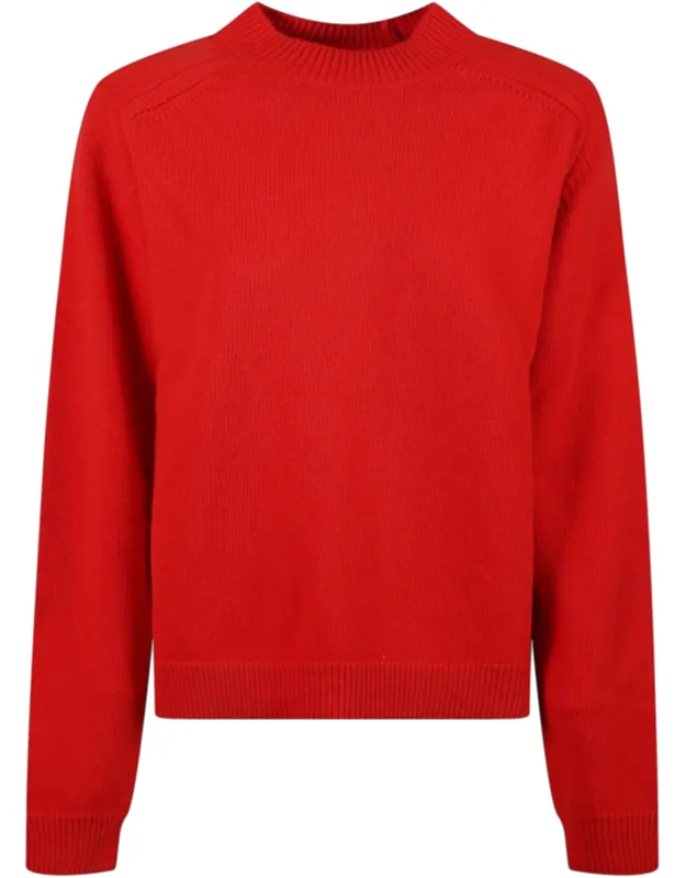 Relaxed Fit Wool View Crewneck Sweater