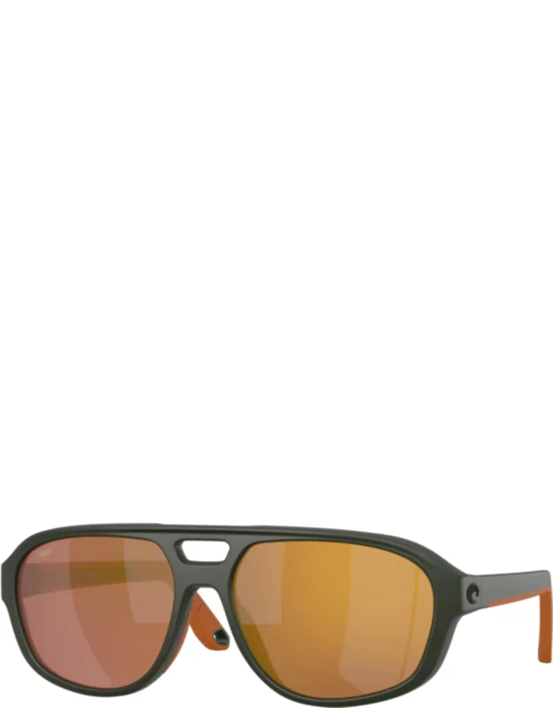 55 Mm Matte Aqua Drip Sunglasses