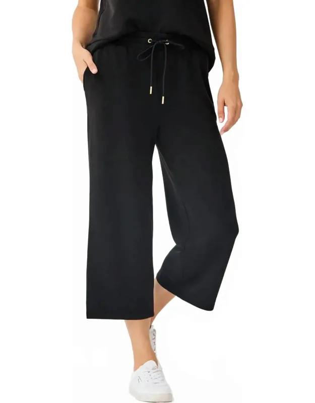 Cropped Straight Leg Pants