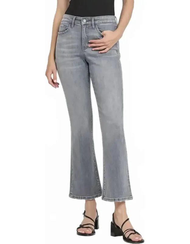 High Rise Ankle Bootcut Jeans