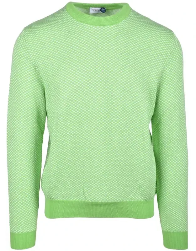 Textured Cotton Sweater