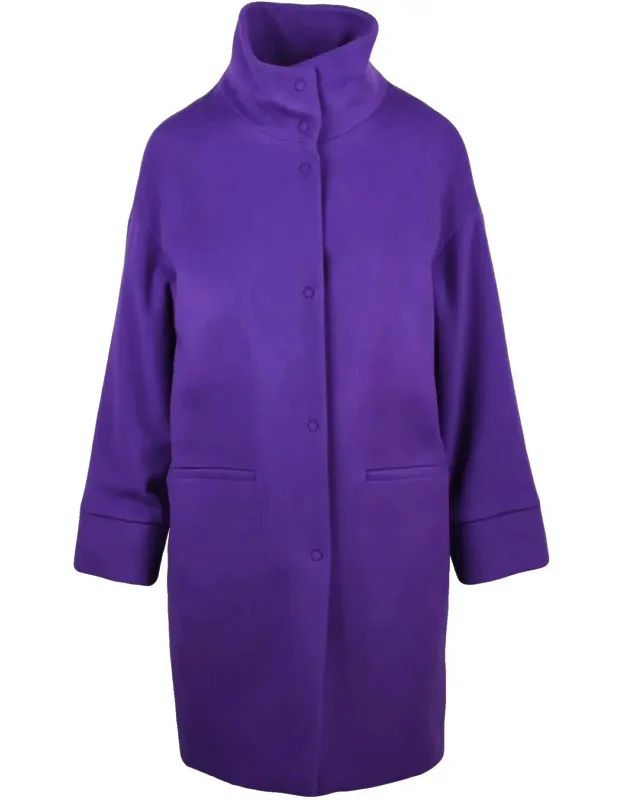 Virgin Wool-blend Coat