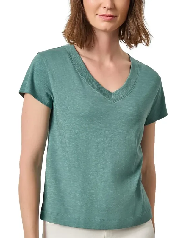 Relaxed Short Sleeve V-neck T-shirt