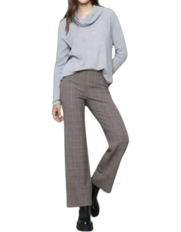 Modern Fit Plaid Print Pants