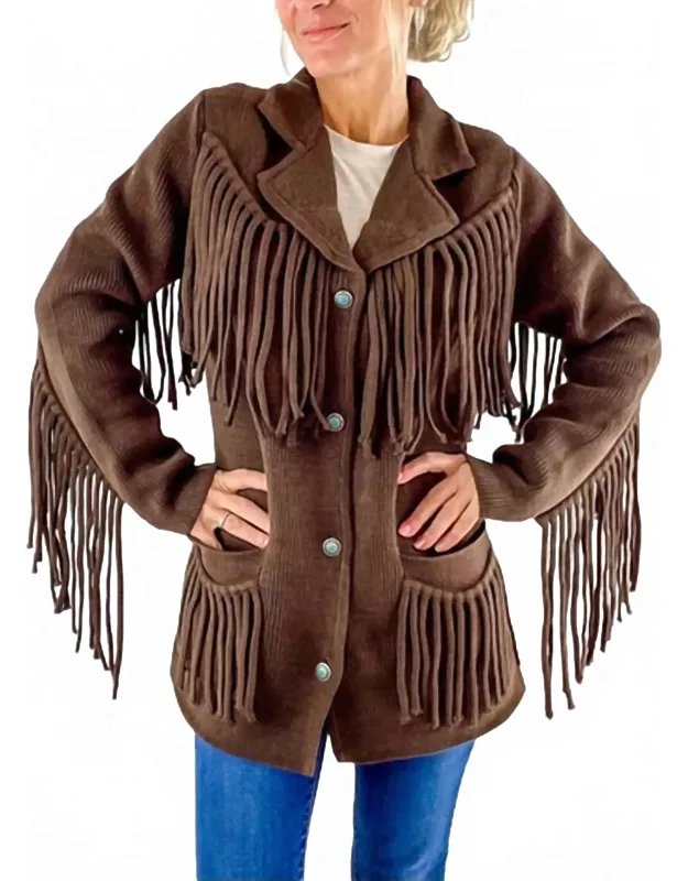 Fringe Cardigan Jacket