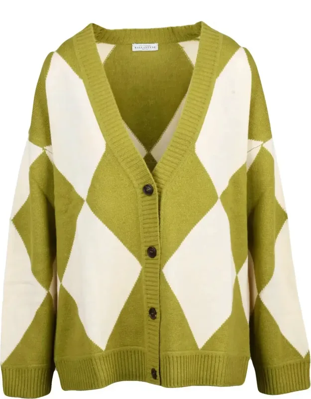 Wool Button Cardigan