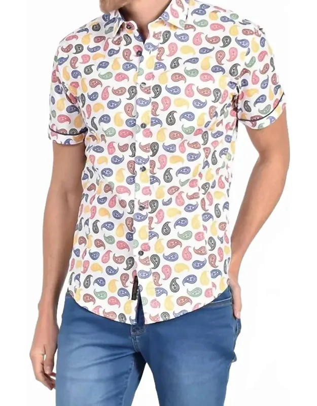Mod Paisley Short Sleeve Shirt