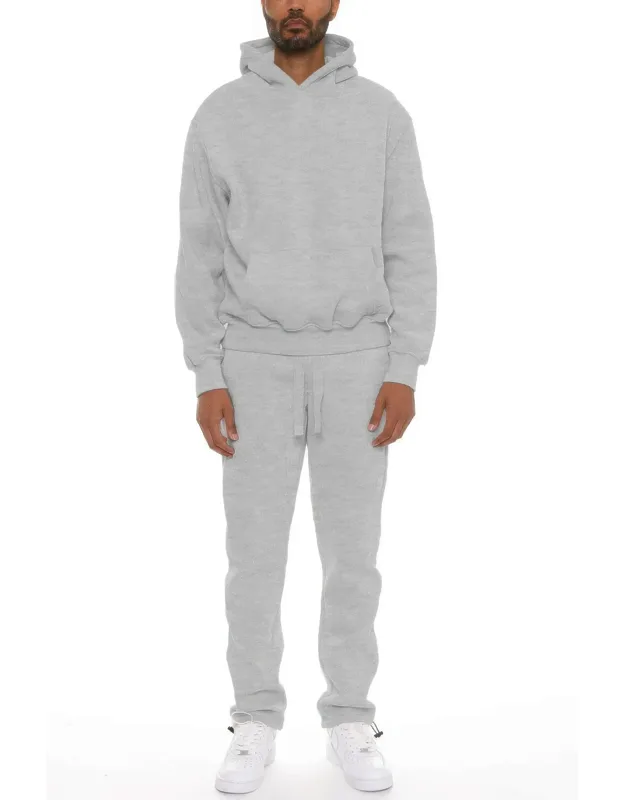 Premium Cotton Blend Hoodie Set