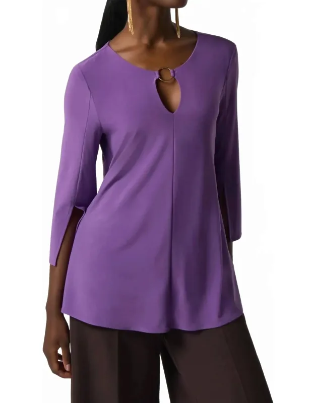 Venetia Gold Ring Keyhole Tunic