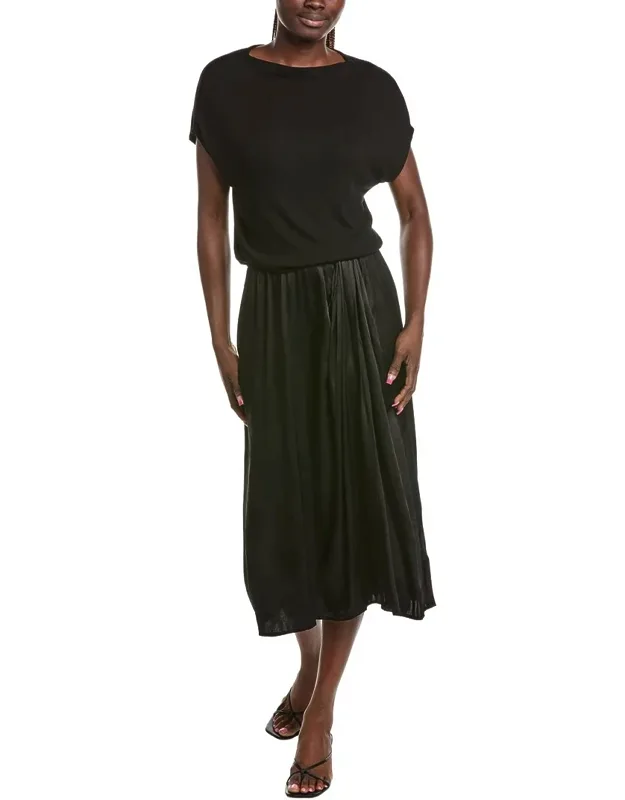 Siobhan Twist Front 2-in-1 Midi Dress