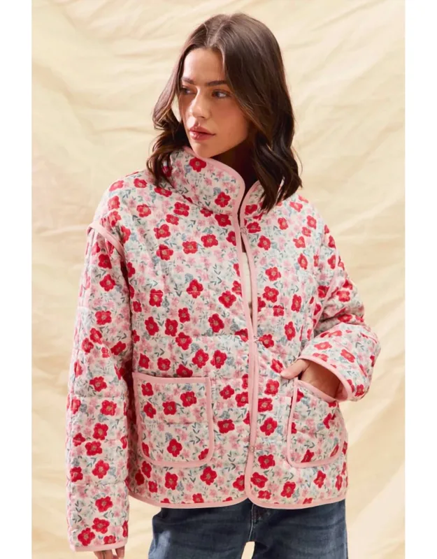 Floral Quilted Jacket