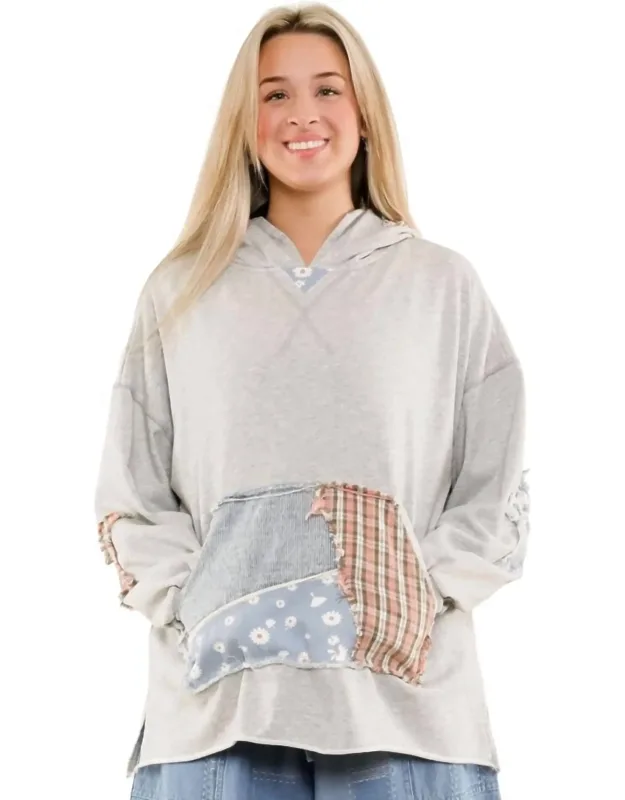 Patch Print Hoodie