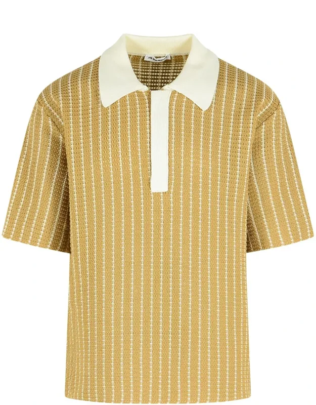 Cotton Knit Polo Shirt