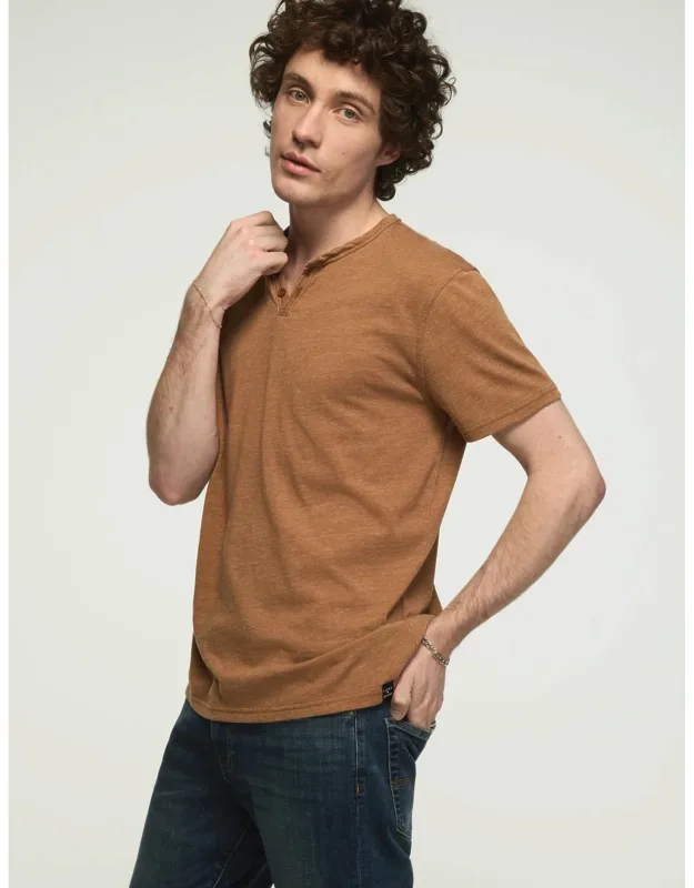Venice Burnout Notch Neck Tee