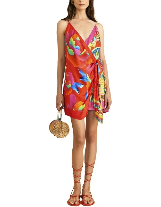 Mixed Ombre Chita Scarf Mini Dress