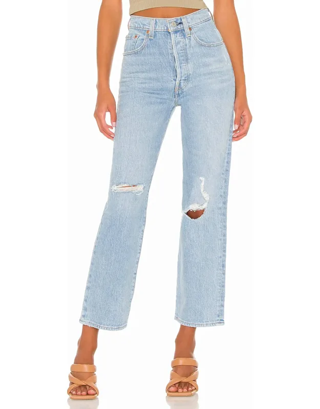 Premium Ribcage Straight Ankle Jeans