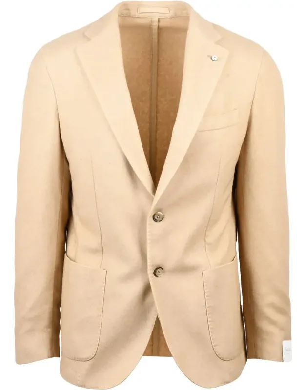 Rounded Blazer With Notch Lapels And Dynamic Fit
