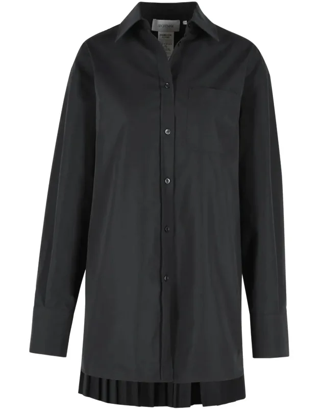Nespolo Cotton Blend Shirt Dress