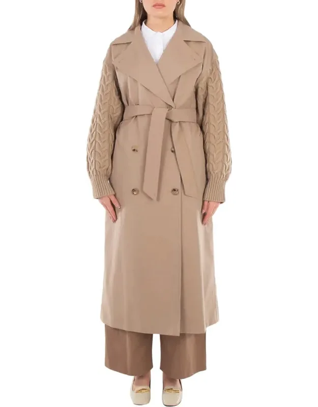Cicladi Water-repellent Gabardine Trench Coat
