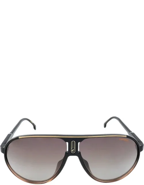 Brown Gradient Pilot Sunglasses