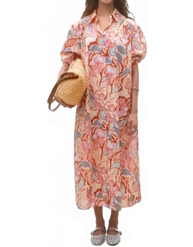 Cadix Long Shirt Midi Dress