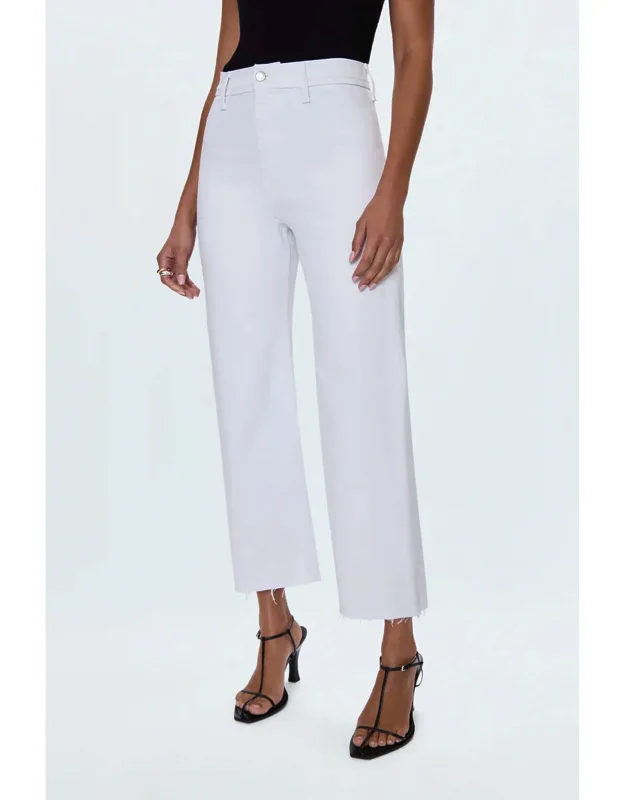 Penny Crop High Rise Wide Leg Jeans