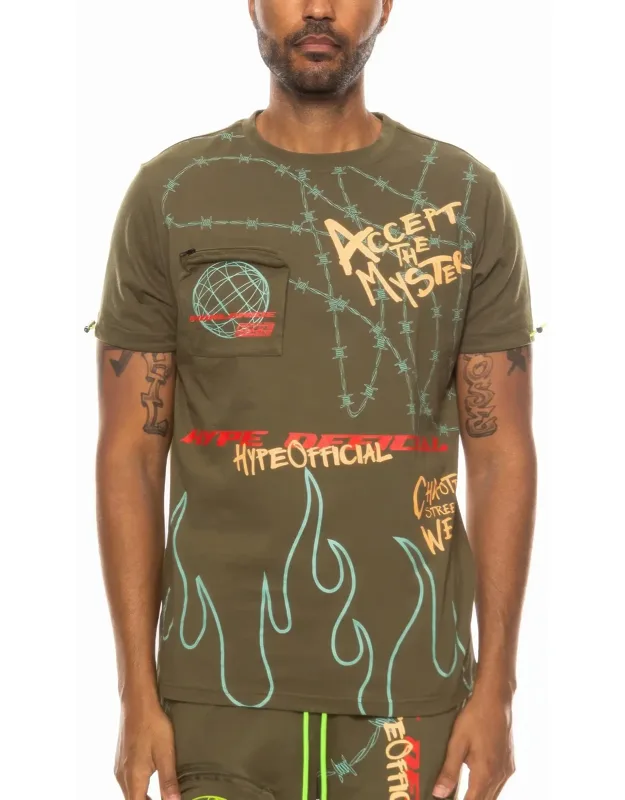 Graphic Print Hype Electric T-shirt