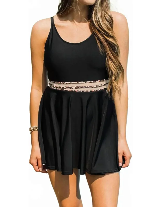 Leopard Swim Dress