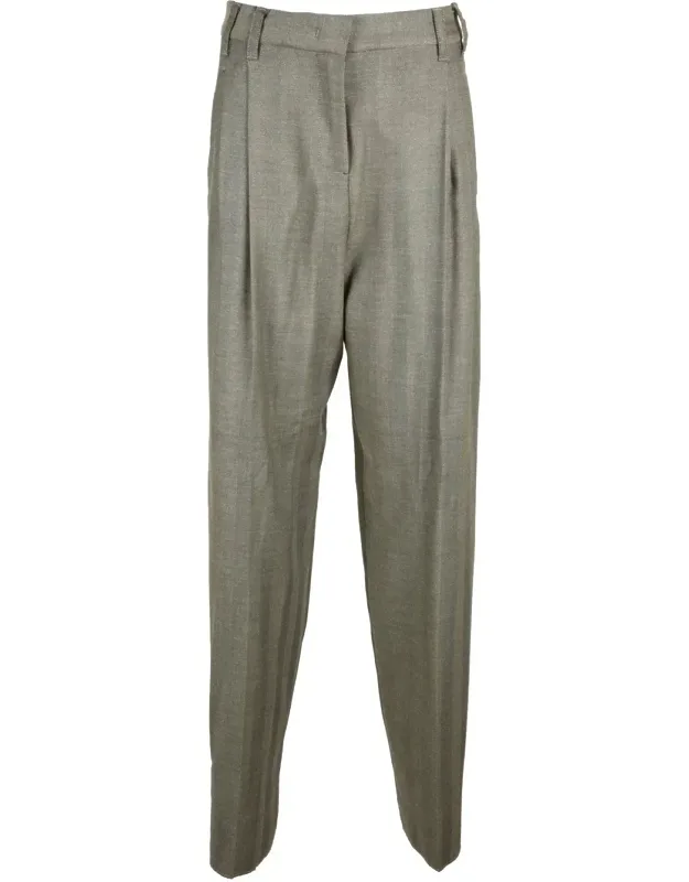 Tailored Virgin Wool Trousers