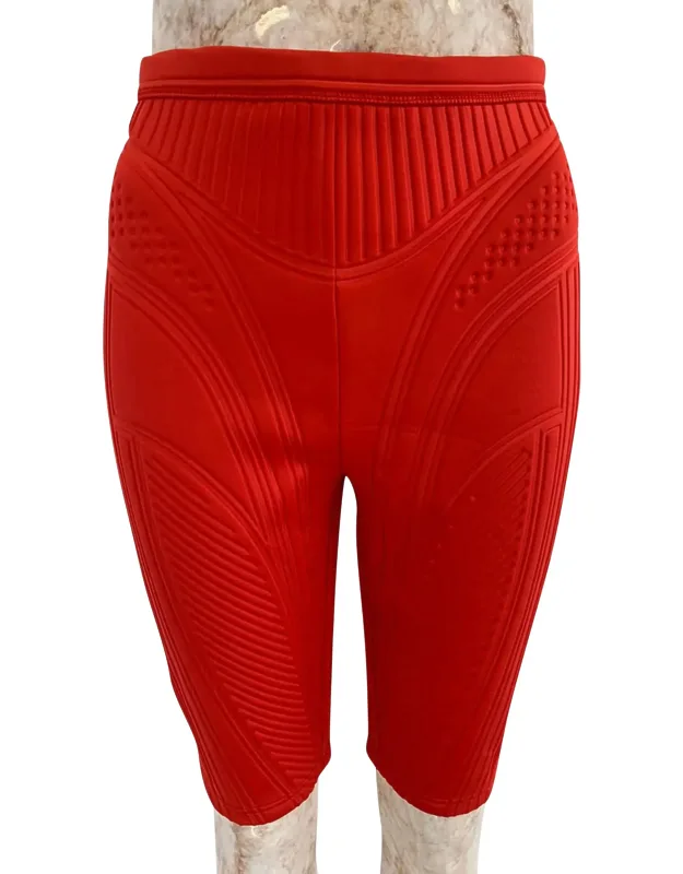 Ribbed Compression Cycling Shorts