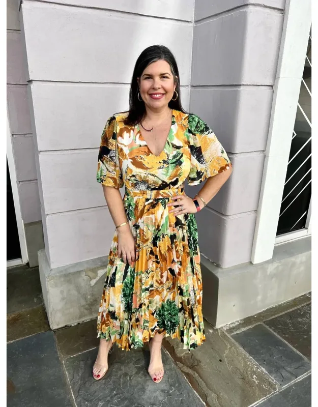 Print Midi Dress