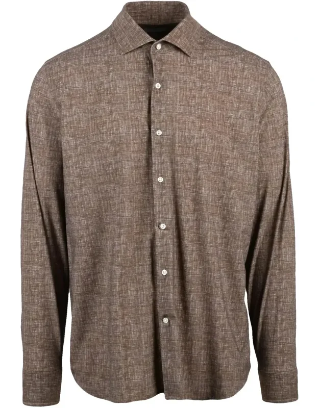 Textured Stretch Shirt