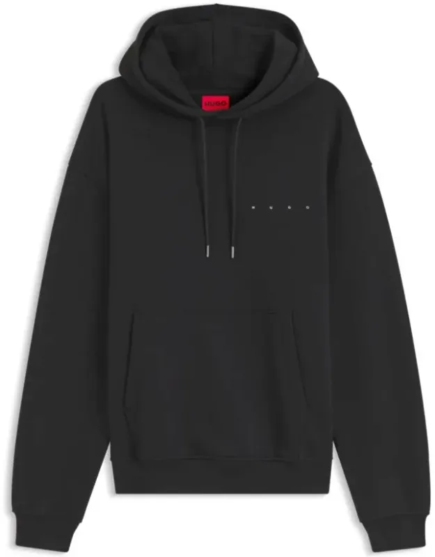 Hoodie With Spaced Logo And Back Graphic