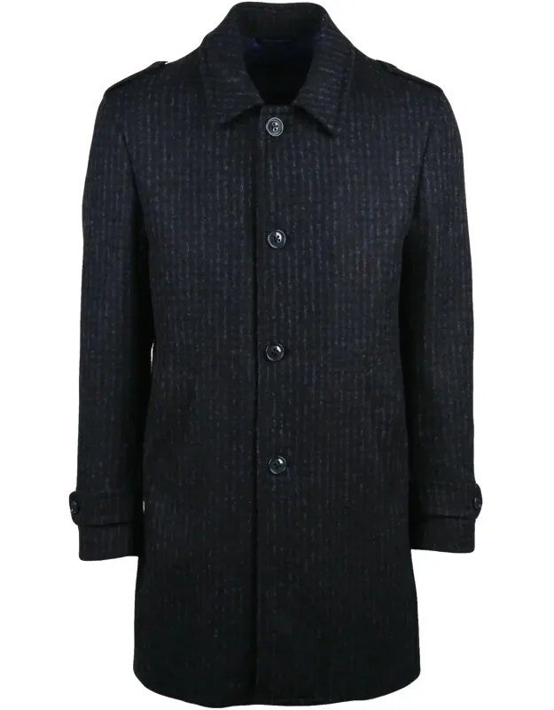 Wool-blend Coat