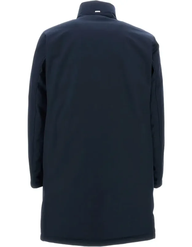 Innovative Coat With Removable Bib And Concealed Closure