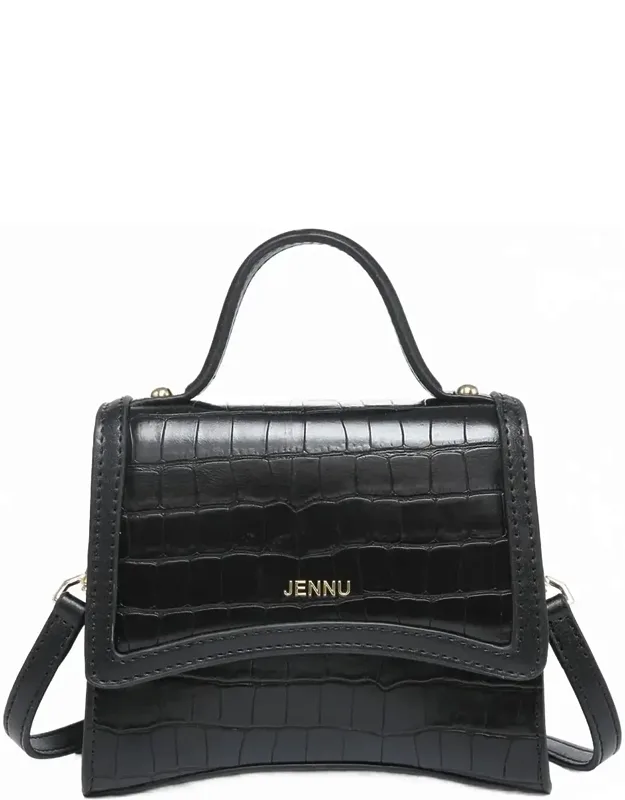 Vegan Leather Dubai Crocodile Crossbody Purse