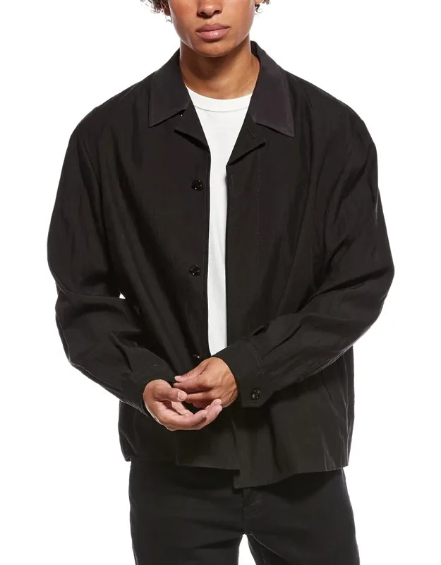 Solid Shirt Jacket