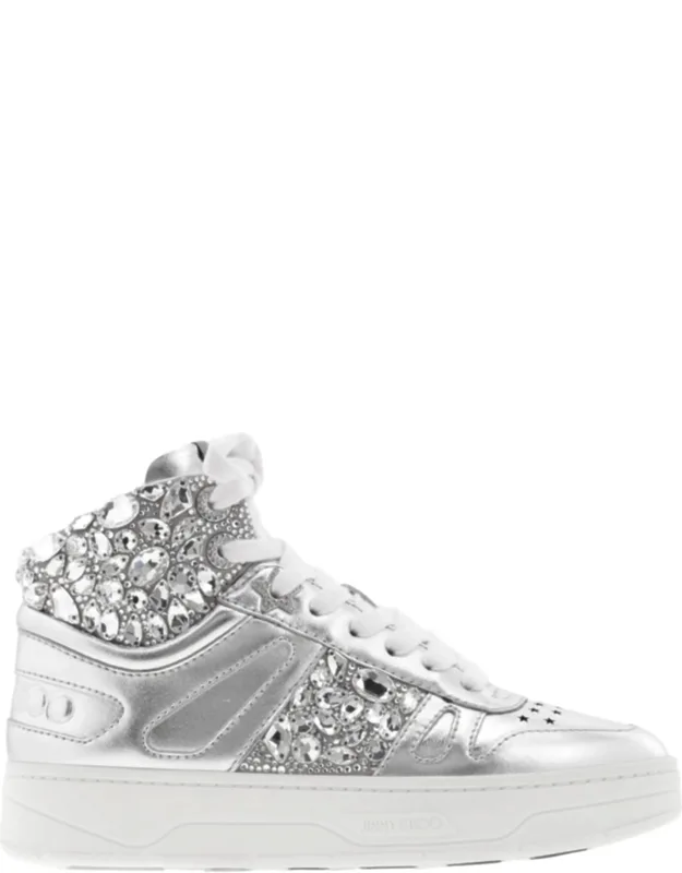 Hawaii Crystal Embellished High-top Sneakers