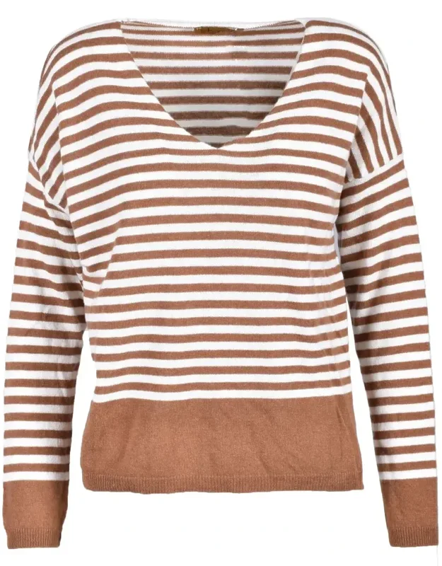 Two-tone Polyamide-blend Sweater