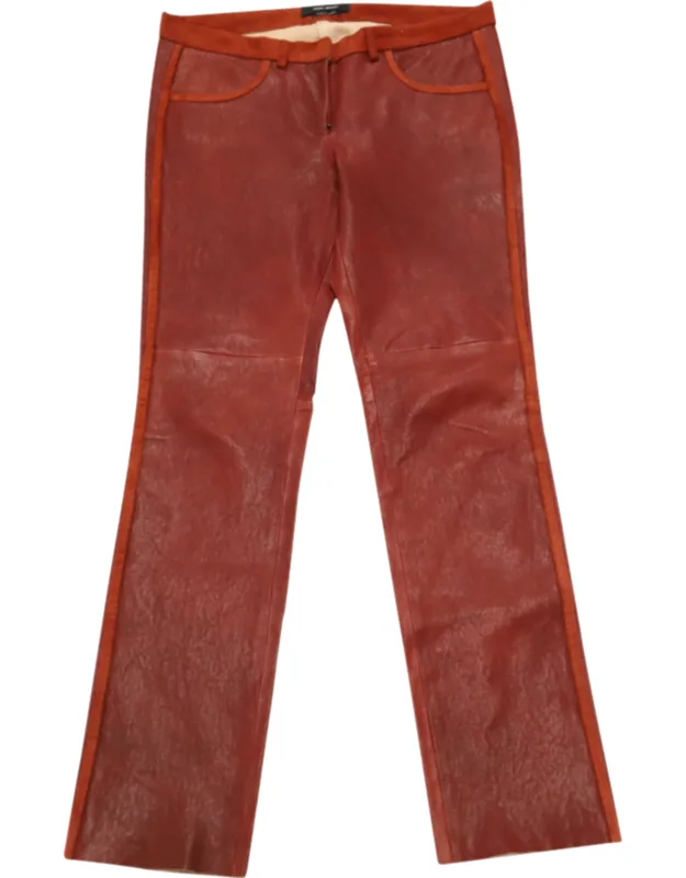 Slim Fit Pants In Lambskin Leather