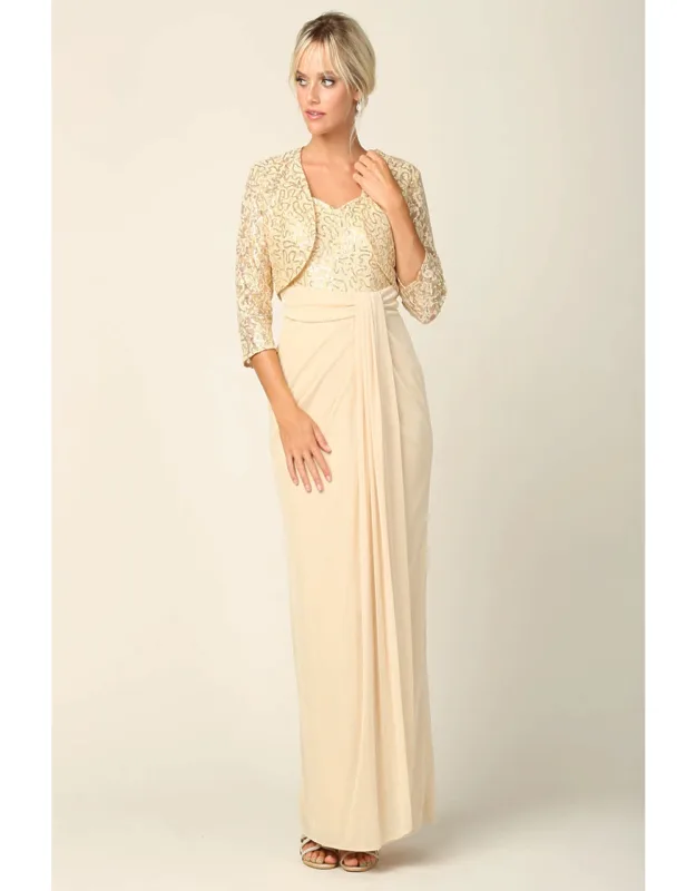 2-pc Bolero Jacket Dress