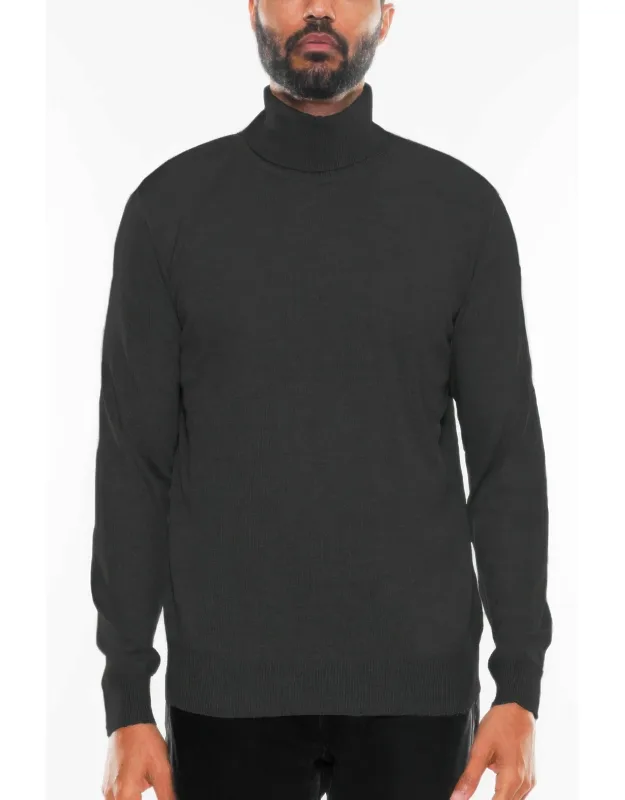 _turtleneck Sweater - Soft, Breathable Fabric, Regular Fit_