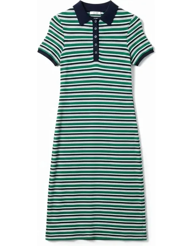 Shelby Knit Polo Midi Dress