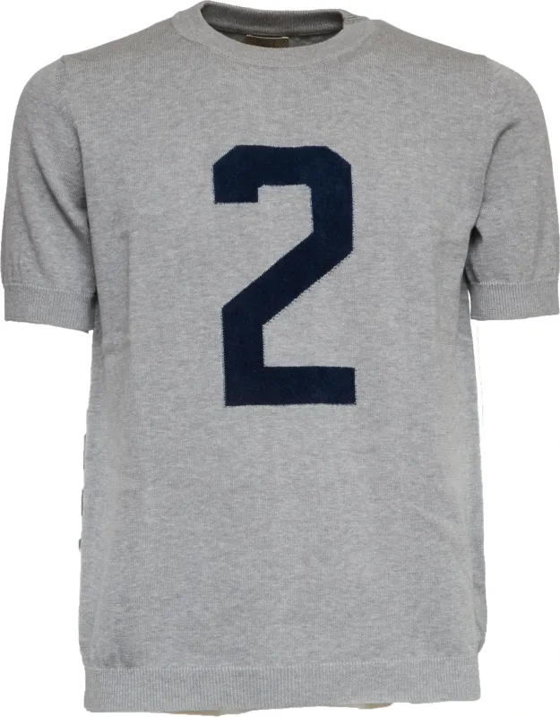 Chenille American Neck Slim T-shirt