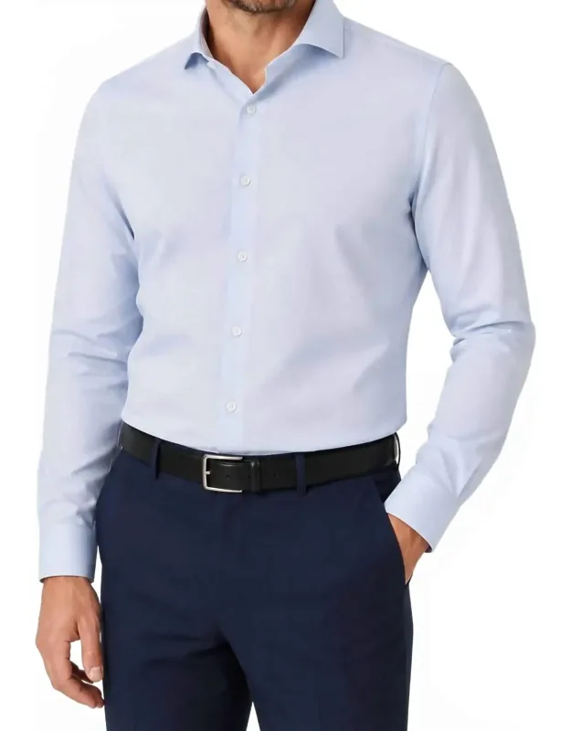 Slim-fit Long Sleeve Dress Shirt