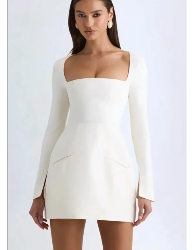Structured Tulip Mini Dress