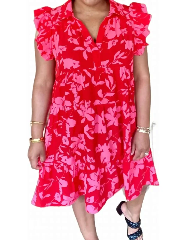 Tiered Mini Dress