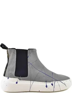 Elastic Leather Boots