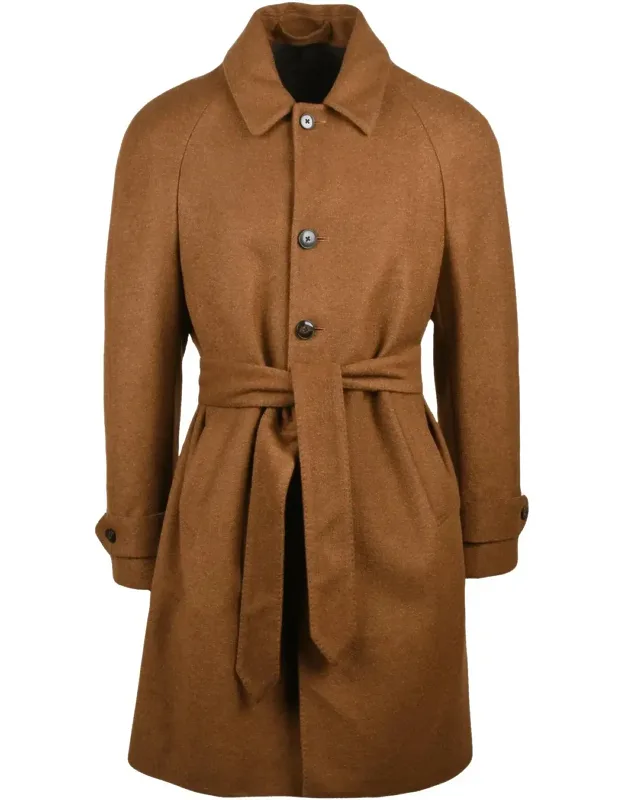 Polyester-blend Coat