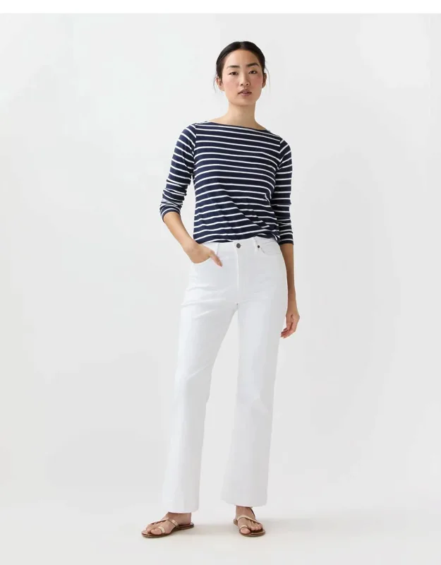 Flare 5 Pocket Jeans In Stretch Denim